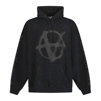 VETEMENTS Mujer, Sudaderas, Negro, Talla: S