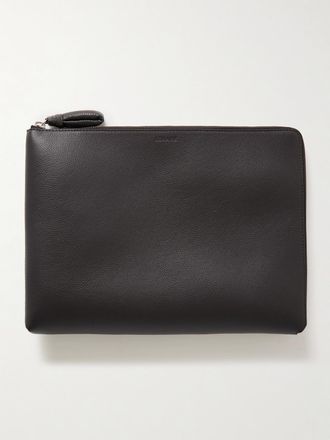 Christophe Lemaire Black Patina Zip Coin Card Holder from $390.00 