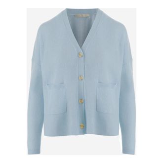 Allude Cardigans, female, Blue, S, Wool and Cashmere Cardigan