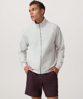 Vuori Clothing Coronado Novelty Full Zip | Salt Heather | Medium