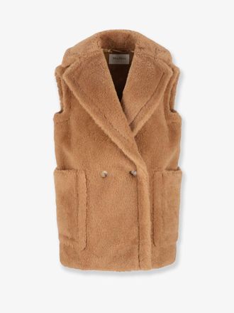 Max Mara Cappotto smanicato Breda in cammello e seta - MAX MARA - gender_Woman