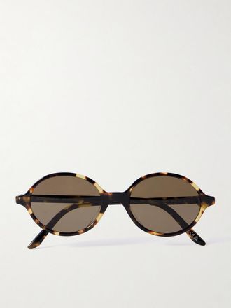 Oliver Peoples + Khaite Occhiali Da Sole In Acetato Tartarugato Con Montatura Rotonda 1989c