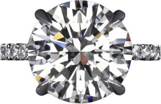 Verde 5ct IGI Certified Lab Grown Round Cut Diamond Ring