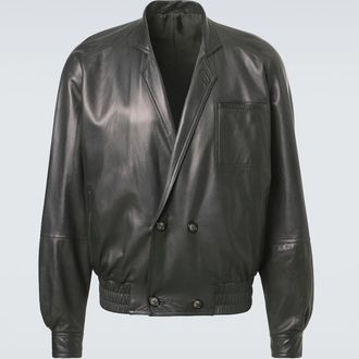 Giorgio Armani Bomber Archivio in pelle