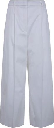 Max Mara Tequila Cotton Wide Leg Trousers