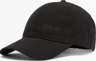 Barbour Mens Barbour NORTON Drill Cap Mens Snapback Caps Black/Shadow