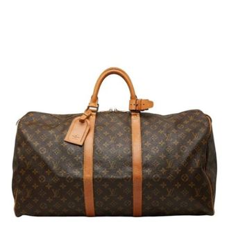 Louis Vuitton Pre-owned Boston Bag - Dames - Pre-owned - Bruin - Maat: ONE Size Leer