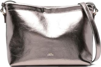 A.P.C. Borsa a tracolla con effetto metallizzato - Oro