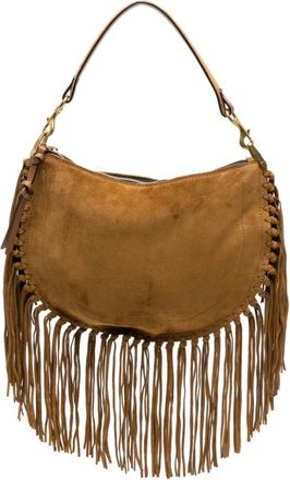 Isabel Marant Tassen, Dames, Bruin, ONE Size, Leer, Oskan Soft Zip Bag