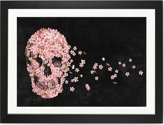 iCanvas Icanvas Icanvas A Beautiful Death Landscape By Terry Fan Black Framed Fine Art Paper Print