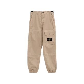 Stone Island Pantalone Loose - Trousers - Hombre - Beige - W33