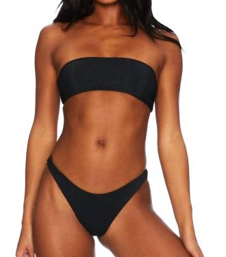 Beach Riot Peyton Seamless Cheeky Bottoms In Black