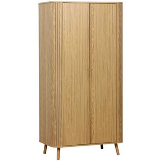Sweeek Sweeek - Wood effect cabinet with shelf and hanger, Legacy, 90x60x180 cm