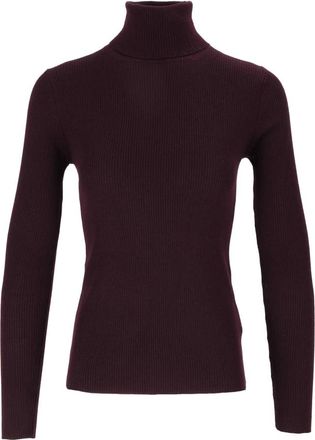 MC2 Saint Barth Lupetto in lana extrafine a coste 2x 2 - Knitwear - Mujer - P&uacute;rpura - S