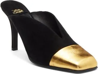 Jeffrey Campbell Passage Mule in Black Gold Combo at Nordstrom, Size 5.5