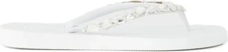 Mystique Eureka teenslippers verfraaid met kristallen - Wit