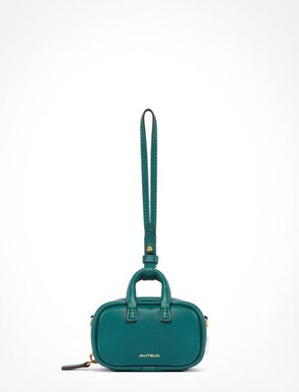 Aviteur Mini Maia Calfskin Bag in Teal at Nordstrom