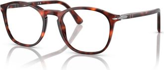 Persol Glasses, male, Brown, Size: 52 MM Po3007Vm 24 Optical Frame