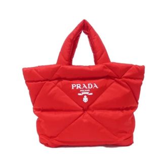 Prada Pre-owned Tote Bags, female, Red, Size: ONE SIZE Pre-owned Vintage Tote Bag