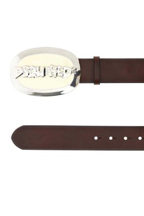 Dsquared2 Womens Brown Leather Belt M2830 Exterior: Bovine Cinture