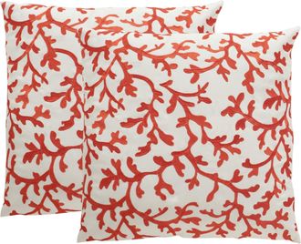 Safavieh Coral All Over Pillow