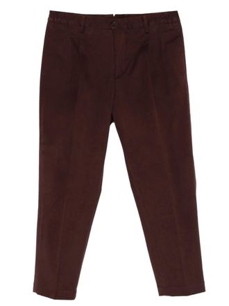 BRIGLIA 1949 pleated trousers - Brown