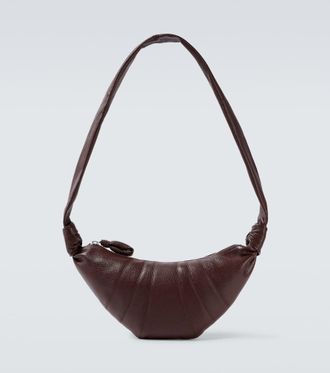Christophe Lemaire Croissant Small leather shoulder bag