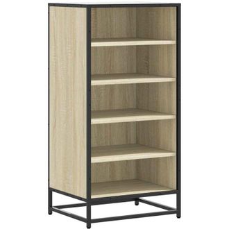 vidaXL Vidaxl - Mueble Zapatero Madera Contrachapada Roble Sonoma 48x38x97,5 Cm