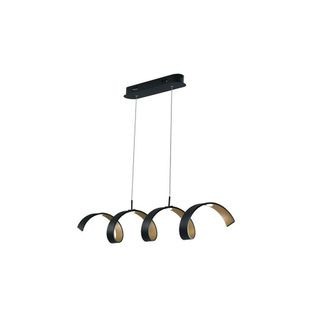 Netlighting HELIX LED Swirl Pendant Black Gold 1600lm 3000K 80x13.5cm | Size: 80x13.5 cm