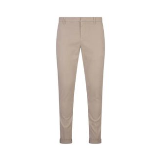 Dondup Slim-fit Trousers, male, Beige, Size: W30 Gaubert Slim Chino