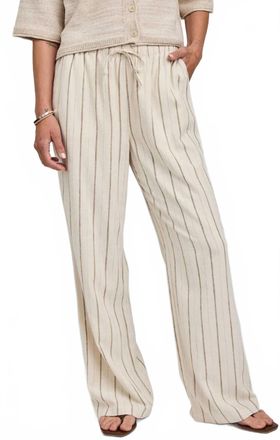 Gentle Fawn Finley Linen Blend Pant In Beige
