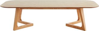 Miliboo Miliboo - Mesa De Centro Rectangular N&oacute;rdica De Madera Clara 150 Cm Juke