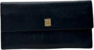 Dior Pre-owned Leren Portemonnee - Dames - Vintage Accessoires - Blauw - ONE Size - Leer - Vintage