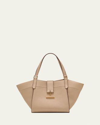 Tom Ford Tara Small Tote in Grained Leather