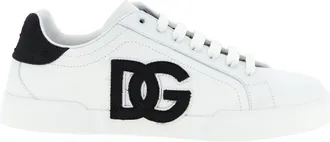 Dolce & Gabbana Bicolor Calfskin Low Top Mens Sneakers