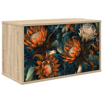 vidaXL Mueble De Tv Montado En La Pared Lochem 69 X 33 X 40 Cm Vidaxl
