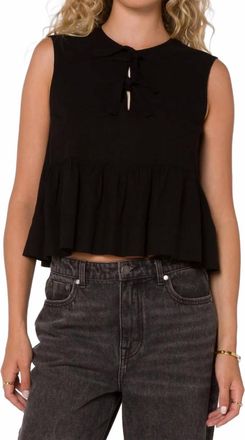 Velvet Heart Claire Sleeveless Tank In Black