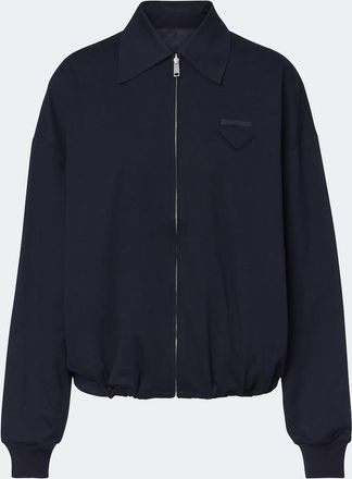 Prada Reversible Re-Nylon and jersey blouson jacket