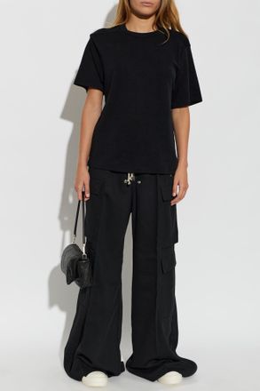 Rick Owens Crew Neck T-shirt, Womens, Black