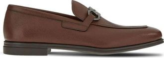 Ferragamo Gancini-Ornament Moccasins, Size 6