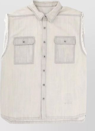 Rick Owens oversized denim gilet