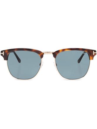 Tom Ford Eyewear Zonnebril met vierkant montuur - Bruin