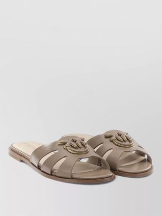Pinko cut out flat sole open toe sandals