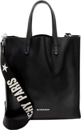 Givenchy Black Leather Stargate Small Tote (Authentic Pre-Loved)