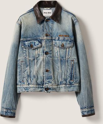 Miu Miu Denim blouson jacket