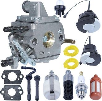 OEM Kit Carburador - Para Motosierra Ms192 Ms192t Ms192tc - Compatible Con Referencia 11371200651 C1q-s258 - 1 Unidad