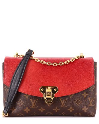 Louis Vuitton Red Monogram Canvas & Leather Saint Placide (Authentic Pre- Loved)