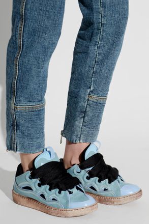 Lanvin Curb Sports Shoes, Womens, Blue