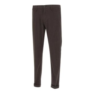Re-hash Slim-fit Trousers, male, Brown, W32, Mucha Chinos