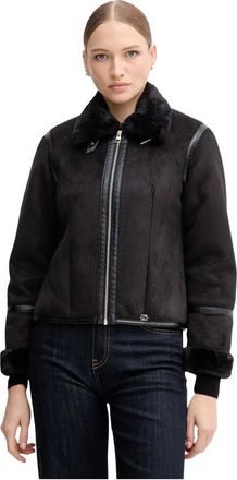 Gaud&igrave; Zip Jacket - Dames - Jassen - Zwart - M - Leer - Jassen